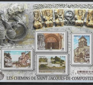 2015 France MS.5765 Pilgrim Soutes to Grave of Apostle James. U/M (MNH)