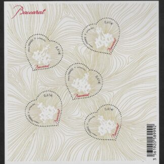 2014 France  MS.5510 St. Valentines Baccarat. U/M (MNH)