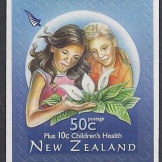 2007 New Zealand SG.2992 Childrens Health 50c+ 10c self adh. U/M (MNH)