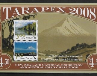 2008 New Zealand MS.3106  Tarapex 2008. U/M (MNH)