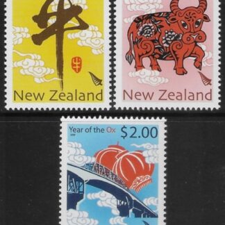 2009 New Zealand  SG.3112-4   Chinese New Year.-Year of The Ox. U/M (MNH)