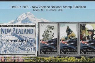 2009 New Zealand  MS.3180  Timpex 2009 National Stamp Exhibition.  U/M (MNH)