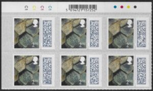 NI170  2nd  Basalt.  CB   Barcoded stamp. cyld. C1x4   Phos C1 Cartor.  U/M (MNH)