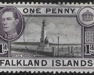 1941  Falkland Islands. SG.148 1d black & violet.  fine used