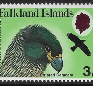 1980 Falkland Islands  -  SG.384w  3p   Wmk crown to left of CA U/M (MNH)
