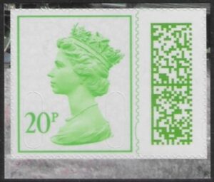V4846 20p light green 2B MPIL M22L SBP T4 ISP exDY47 Flying Scotsman) U/M (MNH)