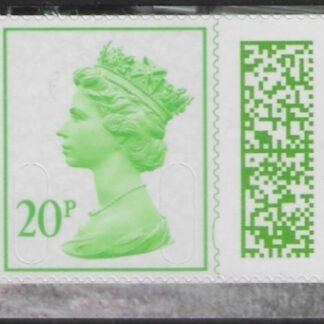 V4846 20p light green  2B MPIL  M22L SBP T4  ISP exDY47 Flying Scotsman) U/M (MNH)