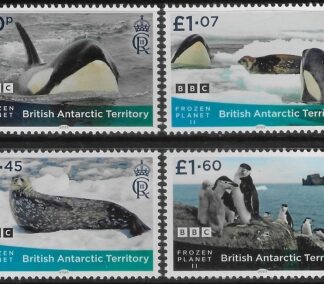 2023 British Antarctic - SG.832-5 Frozen Planet II set 4values, U/M (MNH)