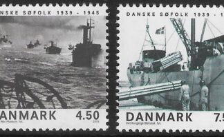 2005 Denmark SG1412-3 60th Anniv of End of World War II 2 ValuesU/M (MNH)