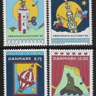 1996 Denmark SG1063-6 Copenhagen Cultural Capital Set of 4 Values  U/M (MNH)