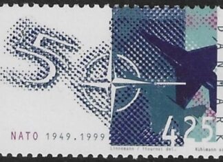 1999 Denmark SG1167 50th Ann of North Atlantic Treaty Organisation U/M (MNH)
