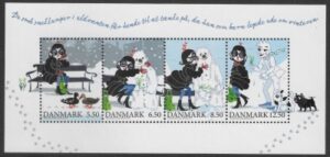 2010 Denmark SG1622 Winter Mini Sheet U/M (MNH)