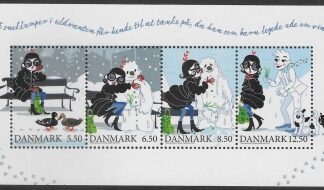 2010 Denmark SG1622 Winter Mini Sheet U/M (MNH)