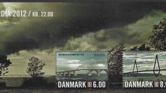 2012 Denmark MS1675 Nordia 2012 Bridges Mini Sheet U/M (MNH)