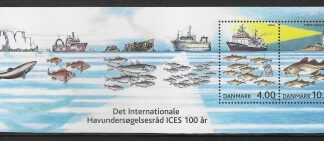 2002 Denmark MS1273 Council for Exploration of the Sea Mini Sheet U/M (MNH)