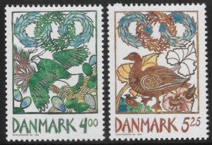 1999 Denmark SG1164-5 Harbingers of Spring Set of 2 Values U/M (MNH)