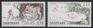 1997 Denmark SG1123-4 Europa Tales & Legends Set of 2 Values U/M (MNH)
