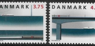 1997 Denmark SG1115-6 Railway Set of 2 Values  U/M (MNH)