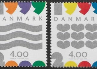 1999 Denmark SG1185-6 New Millennium Set of 2 Values U/M (MNH)