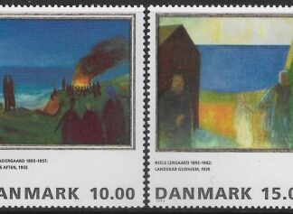1995 Denmark SG1055-6 Paintings Set of 2 Values U/M (MNH)