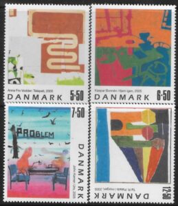 2005 Denmark SG1417-20 Paintings Set of 4 Values U/M (MNH)