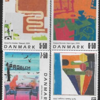 2005 Denmark SG1417-20 Paintings Set of 4 Values U/M (MNH)