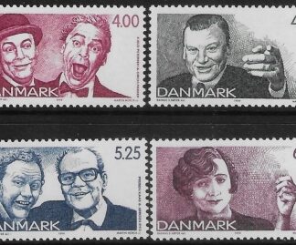 1999 Denmark SG1172-5 150th Anniv of Danish Revue Set of 4 Values  U/M (MNH)