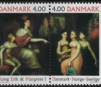 1997 Denmark SG1120-1 600th Anniv of Kalmar Union U/M (MNH)