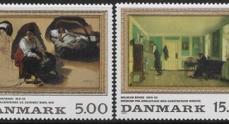 1994 Denmark SG1039-40 Paintings U/M (MNH)