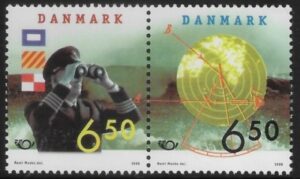 1998 Denmark SG1143-4 Nordic Countries Postal Co-operation U/M (MNH)