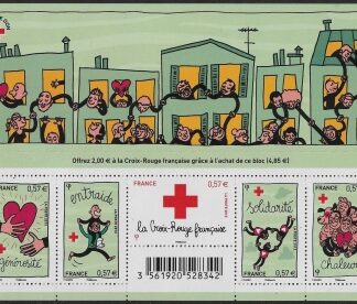 2012 France MS5257 Red Cross Fund Mini Sheet U/M (MNH)