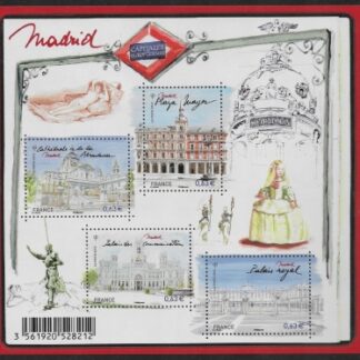 2013 France MS5325European Capitals Madrid Mini Sheet UM (MNH)