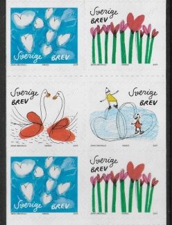 2009 Sweden SB633 Greeting Stamps Booklet U/M (MNH)