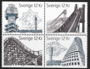2009 Sweden SG2622-5 Architecture Set of 4 Values U/M (MNH)