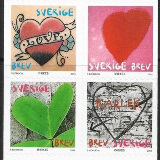 2006 Sweden SG2432-5 St. Valentines Day U/M (MNH)