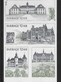 2010 Sweden SG2652-6 (SB643)Castles and Palaces Set of 5 values U/M (MNH)