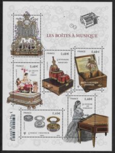 2015 France MS5870 Music Boxes Mini Sheet U/M (MNH)