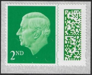 V5012 2nd green M23L MBIL (from business sheet) U/M (MNH
