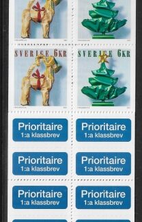 2001 Sweden SB561 Christmas Decorations Booklet U/M (MNH)