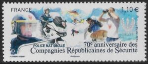 2014 France SG5695 70th Ann of Republican Security Companies U/M (MNH)