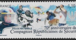 2014 France SG5695 70th Ann of Republican Security Companies U/M (MNH)