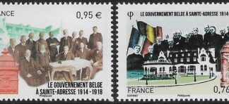 2015 France SG5741-2 The Belgian Government of Sainte-Adresse U/M (MNH)