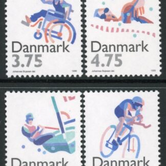 1996 Denmark SG1067-70 Sport U/M (MNH)