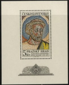 1968 Czechoslovakia - MS.1742 Prague Castle (4th series) St. Vitus mosaic. mini sheet U/M (MNH)