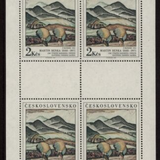 1988 Czechoslovakia - SG.2954-6  Art. 22nd series, in sheetlets of 4   U/M  (MNH)