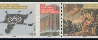 2015 France SG.5871-2 International City of Aubusson Tapestry U/M (MNH)