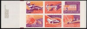 1989 Sweden SG1457-62 Set of 6 Values (SB418) U/M (MNH)