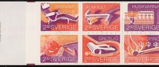 1989 Sweden SG1457-62 Set of 6 Values (SB418) U/M (MNH)
