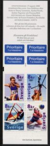 2000 Sweden SG.2104-7 Olympic Games U/M (MNH)