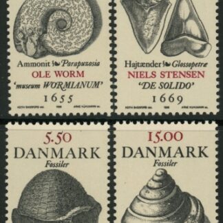 1998 Denmark SG.1153-6 Fossils U/M (MNH)